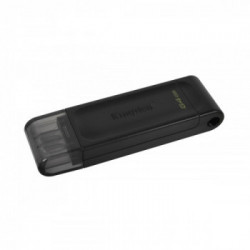 Kingston Technology DataTraveler 70 unità flash USB 64 GB USB tipo-C 3.2 Gen 1 (3.1 Gen 1) Nero