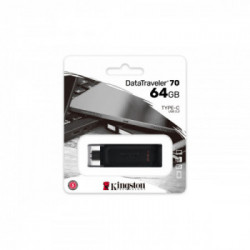 Kingston Technology DataTraveler 70 unità flash USB 64 GB USB tipo-C 3.2 Gen 1 (3.1 Gen 1) Nero