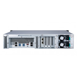 QNAP TS-h1277XU-RP 3700X Collegamento ethernet LAN Armadio (2U) Nero, Grigio NAS