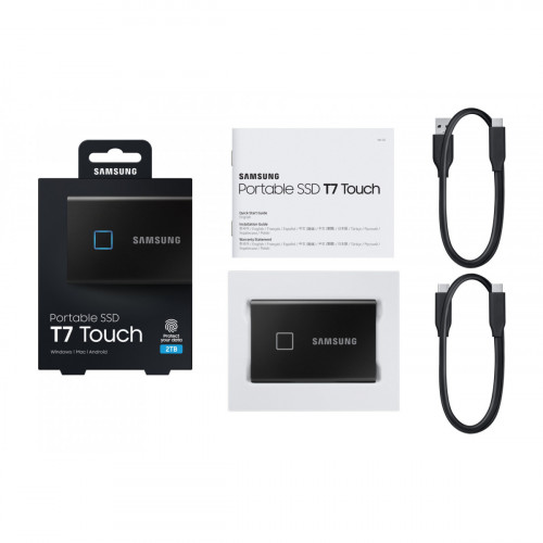 Samsung Portable SSD T7 Touch USB 3.2 2TB Black