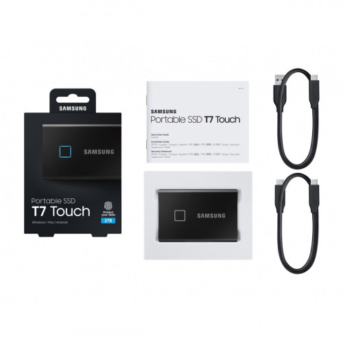 Samsung Portable SSD T7 Touch USB 3.2 2TB Black