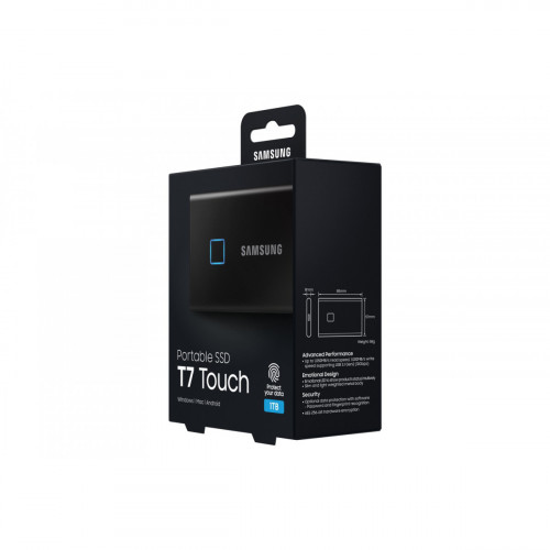 Samsung Portable SSD T7 Touch USB 3.2 1TB Black