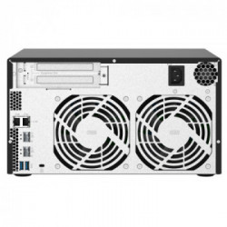 QNAP TS-832PX NAS Tower Collegamento ethernet LAN Alluminio, Nero AL324