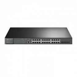 TP-LINK TL-SG3428XMP switch di rete Gestito L2+ Gigabit Ethernet (10/100/1000) Supporto Power over Ethernet (PoE) Nero