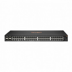Hewlett Packard Enterprise Aruba 6100 48G 4SFP+ Gestito L3 Gigabit Ethernet (10/100/1000) 1U Nero
