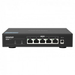 QNAP QSW-1105-5T switch di rete Non gestito Gigabit Ethernet (10/100/1000) Nero