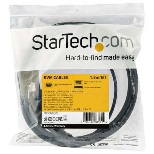StarTech.com Cavo KVM USB da 4,6m per Console...