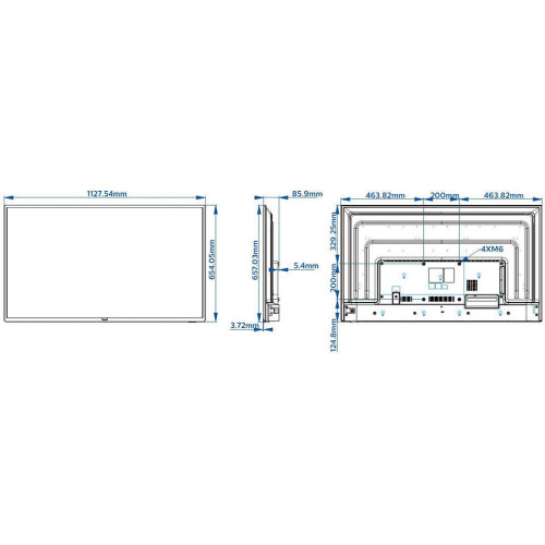 Philips 50BFL2114/12 TV Hospitality 127 cm...
