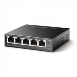 TP-LINK TL-SG1005LP switch di rete Non gestito Gigabit Ethernet (10/100/1000) Nero Supporto Power over Ethernet (PoE)