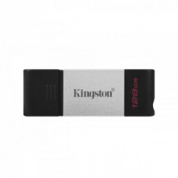Kingston Technology DataTraveler 80 unità flash USB 128 GB USB tipo-C 3.2 Gen 1 (3.1 Gen 1) Nero, Argento