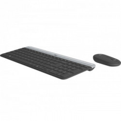 Logitech Slim Wireless Combo MK470 tastiera RF Wireless QWERTZ Svizzere Grafite