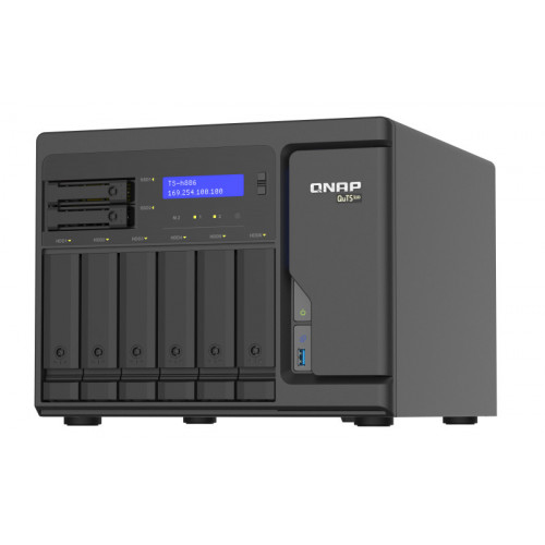 QNAP TS-h886-D1622 D-1622 Collegamento ethernet...