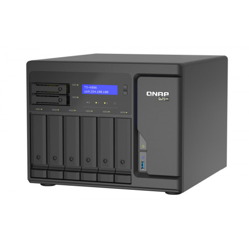 QNAP TS-h886-D1622 D-1622 Collegamento ethernet...
