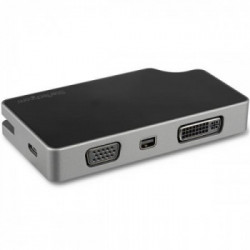 StarTech.com Adattatore Multiporta Video USB-C - 4 in 1 - Power Delivery 85W - Grigio Siderale