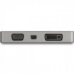 StarTech.com Adattatore Multiporta Video USB-C - 4 in 1 - Power Delivery 85W - Grigio Siderale