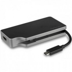 StarTech.com Adattatore Multiporta Video USB-C - 4 in 1 - Power Delivery 85W - Grigio Siderale