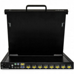 StarTech.com RKCONS1708K console a rack 43,2 cm (17") 1280 x 1024 Pixel Acciaio Nero 1U