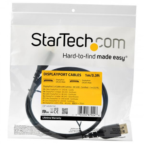 StarTech.com Cavo DisplayPort 1.4 da 1m...