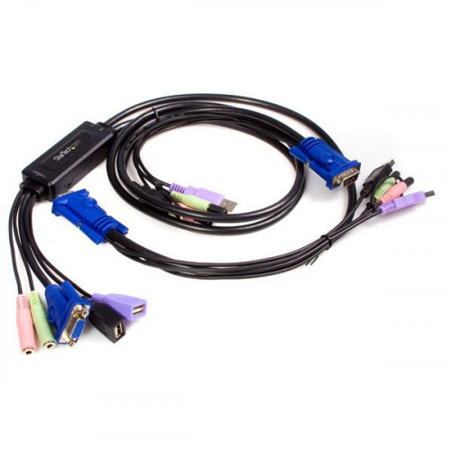 StarTech.com Switch KVM cavo VGA USB 2 porte...