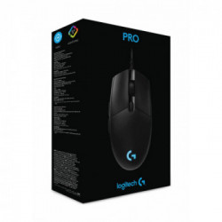 Logitech PRO HERO mouse USB tipo A Ottico 16000 DPI Mano destra