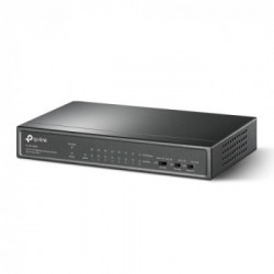 TP-LINK TL-SF1009P switch di rete Non gestito Fast Ethernet (10/100) Supporto Power over Ethernet (PoE) Nero