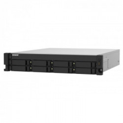 QNAP TS-832PXU-RP AL324 Collegamento ethernet LAN Armadio (2U) Nero NAS