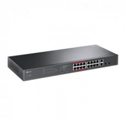TP-Link TL-SL1218MP Non gestito Gigabit Ethernet (10/100/1000) Supporto Power over Ethernet (PoE) Nero