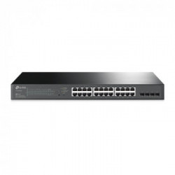 TP-LINK TL-SG2428P switch di rete Gigabit Ethernet (10/100/1000) Nero Supporto Power over Ethernet (PoE)