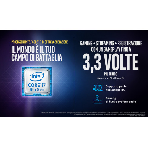 HP VR G2 Intel® Core™ i7 di ottava generazione...