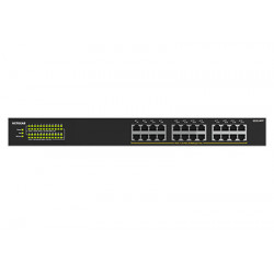 Netgear GS324PP Non gestito Gigabit Ethernet (10/100/1000) Nero Supporto Power over Ethernet (PoE)