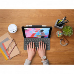 Logitech Slim Folio tastiera per dispositivo mobile QWERTY Inglese UK Grafite Bluetooth