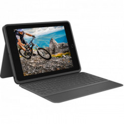 Logitech Rugged Folio tastiera per dispositivo mobile QWERTZ Tedesco Grafite USB tipo-C