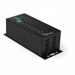 StarTech.com Hub USB 3.0 industriale a 7 porte con adattatore di alimentazione esterno - Protezione ESD e sovratensioni a 350 W