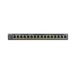 Netgear GS316PP Non gestito Gigabit Ethernet (10/100/1000) Nero Supporto Power over Ethernet (PoE)