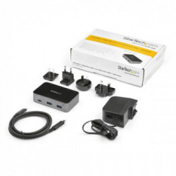StarTech.com Hub USB-C a 4 porte, 10 Gbps - 3 USB-A e 1 USB-C - Alimentato