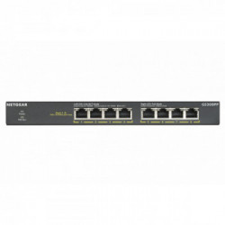 Netgear GS308PP Non gestito Gigabit Ethernet (10/100/1000) Nero Supporto Power over Ethernet (PoE)