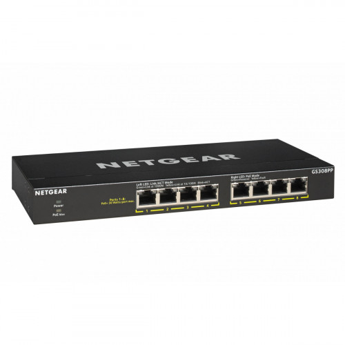 Netgear GS308PP Non gestito Gigabit Ethernet...