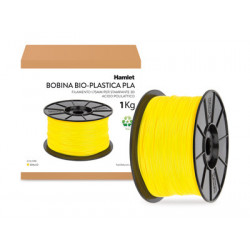 Hamlet Bobina di filamento per stampanti 3D Bio-Plastica Giallo da 1kg