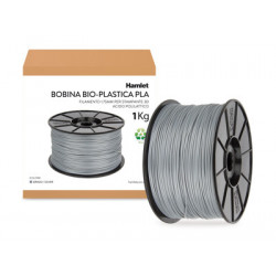 Hamlet Bobina di filamento per stampanti 3D Bio-Plastica Grigio da 1kg