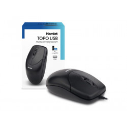 Hamlet Topo usb mouse ottico a 1000dpi 2 tasti e scroll
