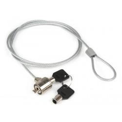 Hamlet Notebook Lock cavo di sicurezza per pc e notebook con lucchetto a chiave di 120 cm in acciaio