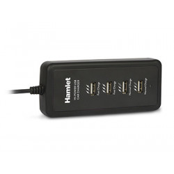 Hamlet Car Charger alimentatore usb da auto 5 porte 40w