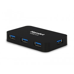 Hamlet Hub usb 3.0 a 4 porte 5 Gbps