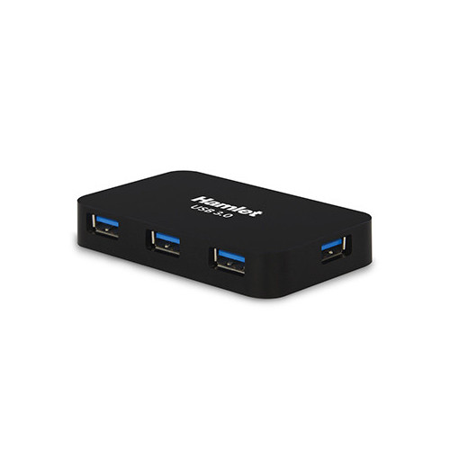 Hamlet Hub Usb 3.0 a 4 porte 5 Gbps con...