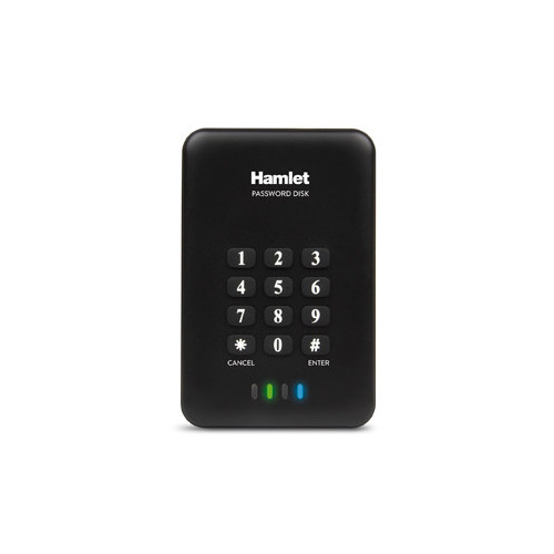 Hamlet Password Disk USB 3.0 hard disk esterno...