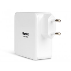 Hamlet 61W Type-C Charger alimentatore universale per notebook bianco