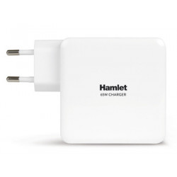Hamlet Notebook Charger alimentatore universale da 65w per notebook e dispositivi mobili
