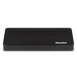 Hamlet XHUB70036 hub di interfaccia USB 3.2 Gen 1 (3.1 Gen 1) Type-B 5000 Mbit/s Nero