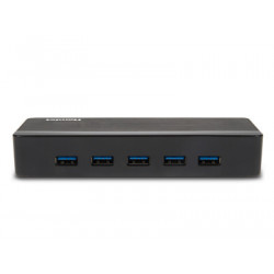 Hamlet XHUB70036 hub di interfaccia USB 3.2 Gen 1 (3.1 Gen 1) Type-B 5000 Mbit/s Nero