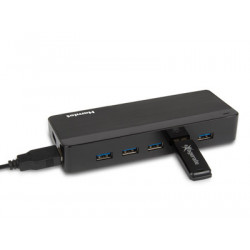 Hamlet XHUB70036 hub di interfaccia USB 3.2 Gen 1 (3.1 Gen 1) Type-B 5000 Mbit/s Nero